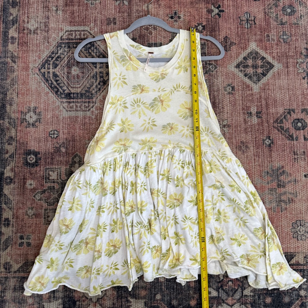 EUC Free People Madison Printed Tank